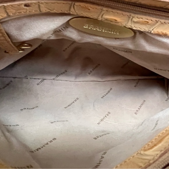 Brahmin Satchel Designer Handbag with Shoulder Strap EUC - Picture 13 of 13